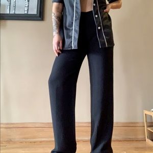 Armani Collezioni black slacks